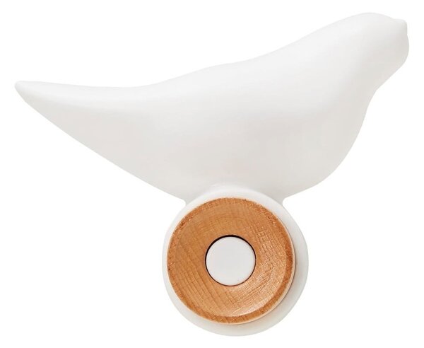 Bílý nástěnný háček Bonami Essentials Bird