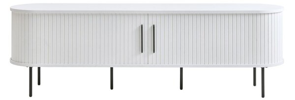 Bílý TV stolek 180x56x45 cm Nola – Unique Furniture