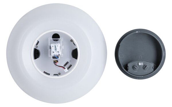 P 94956 LED venkovní nástěnné svítidlo Aureva pohybové čidlo IP65 kruhové 220mm 2200 - 4000K 20,5W 230V antracit/bílá polykarbonát - PAULMANN