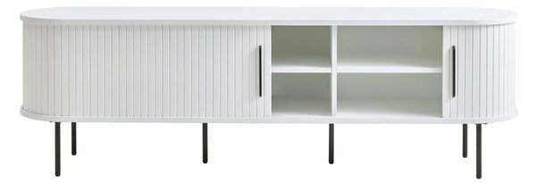 Bílý TV stolek 180x56x45 cm Nola – Unique Furniture