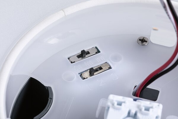 P 94956 LED venkovní nástěnné svítidlo Aureva pohybové čidlo IP65 kruhové 220mm 2200 - 4000K 20,5W 230V antracit/bílá polykarbonát - PAULMANN