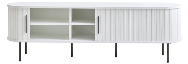 Bílý TV stolek 180x56x45 cm Nola – Unique Furniture