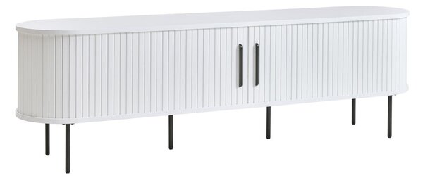 Bílý TV stolek 180x56x45 cm Nola – Unique Furniture