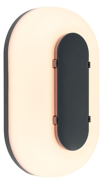 P 94957 LED venkovní nástěnné svítidlo Elunor IP65 podlouhlé 122x212mm 2200 - 4000K 18,5W 230V antracit/bílá polykarbonát - PAULMANN