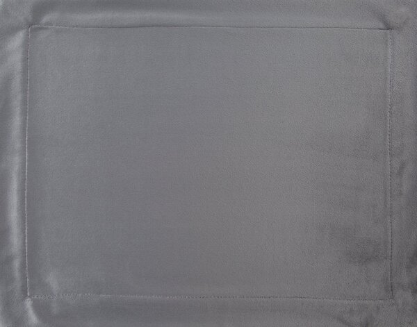 SADA 4 KS PROSTÍRÁNÍ NA STŮL MELINDA 40X30 CM ŠEDÁ