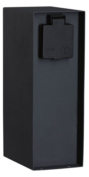 P 94915 Plug & Shine sloupek se zásuvkami Rio vč. trafa IP44 antracit - PAULMANN