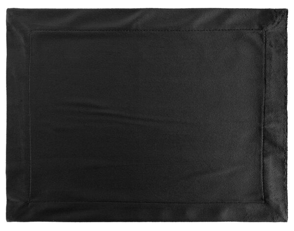 SADA 4 KS PROSTÍRÁNÍ NA STŮL MELINDA 40X30 CM ČERNÁ