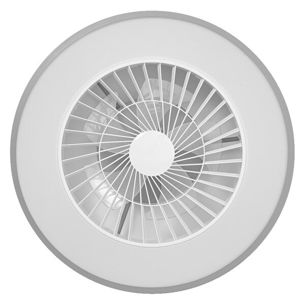 Chytré WiFi světlo s větrákem CYLINDER, nastavitelná bílá