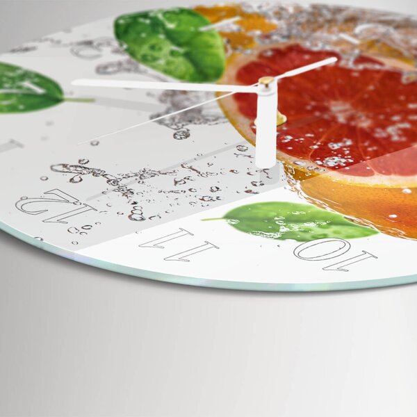 Skleněné hodiny na stěnu Grapefruit zsob-fi30-00092620