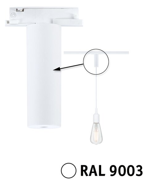 P 95792 URail univerzální adaptér pro závěs max. 50W 230V bílá - PAULMANN