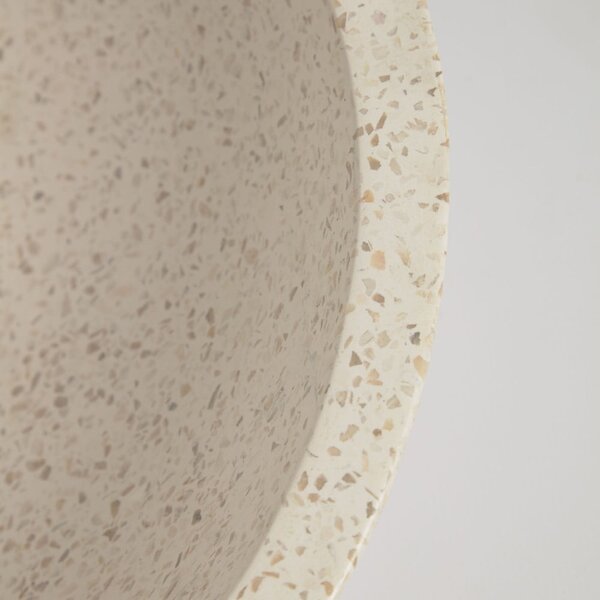Umyvadlo z terrazzo Kave Home Sunday, ø 40 cm