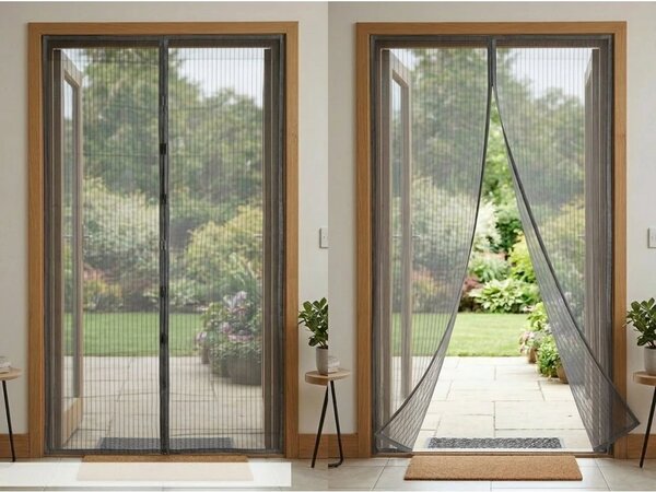 Síť proti hmyzu do dveří AIRVEIL magnetická 210x100 cm