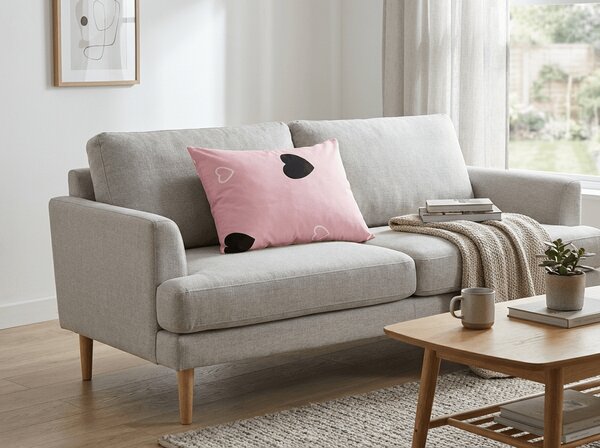 Polybavlněný povlak na polštář CORAZON POLY 50x70 cm, růžový