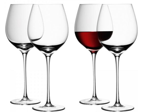 Wine sklenice na červené víno 750ml, Set 4ks