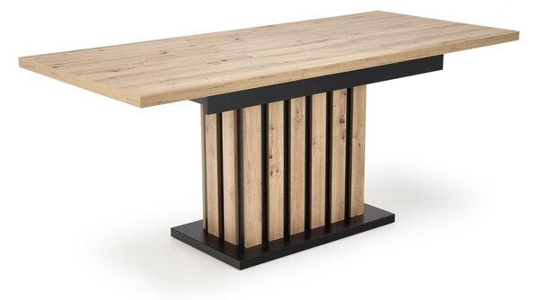 HALMAR Jídelní rozkládací stůl Lamello 130/180 cm dub artisan/černý