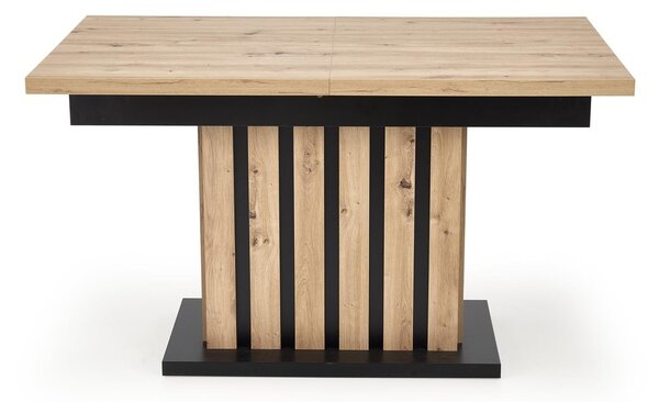 HALMAR Jídelní rozkládací stůl Lamello 130/180 cm dub artisan/černý