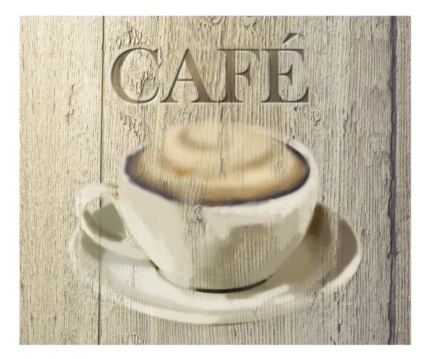 Kryt na zeď u sporáku z tvrzeného skla 60x50 cm Café – Wenko