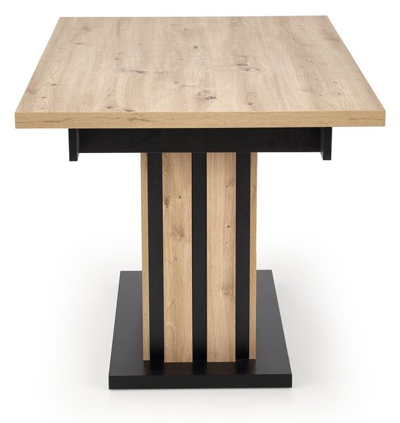 HALMAR Jídelní rozkládací stůl Lamello 130/180 cm dub artisan/černý