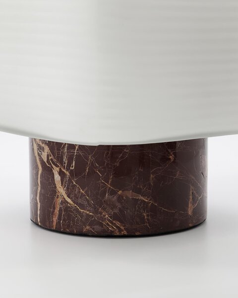 Stolní lampa atena hnědá