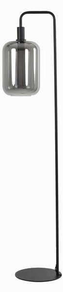 Černá stojací lampa (výška 155 cm) Lekar – Light & Living