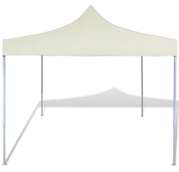 Krémový skládací party stan 3 x 3 m