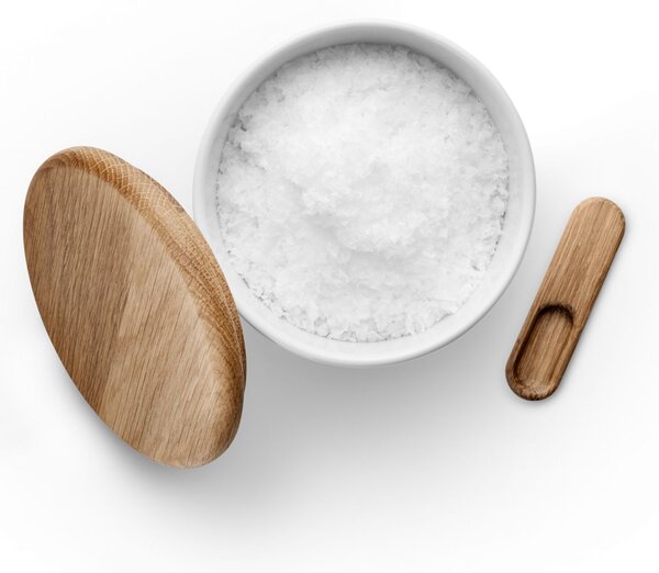Porcelánová dóza na sůl se lžičkou Legio Nova