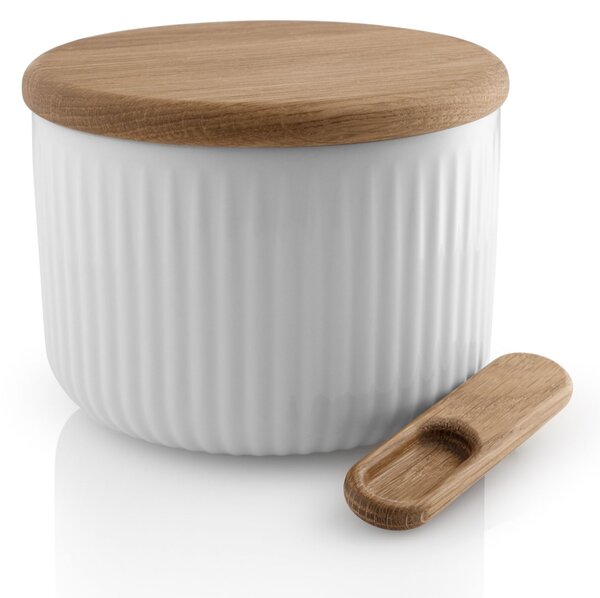 Porcelánová dóza na sůl se lžičkou Legio Nova