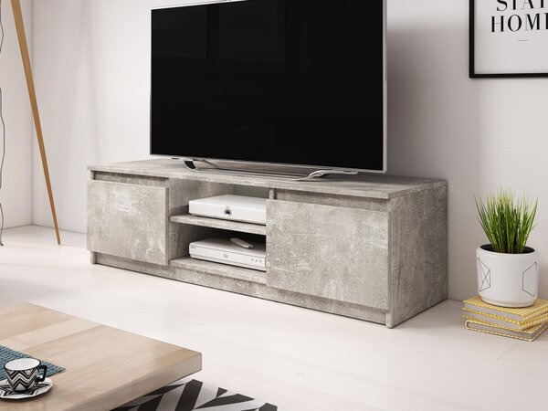 TV skříňka Ziziko, Barva: černý grafit, Osvětlení: bez osvětlení 5903211167164