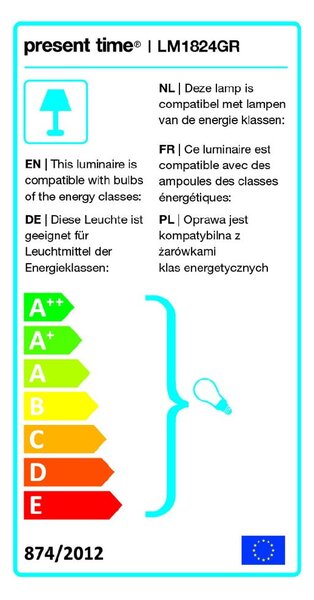 Zelená stolní lampa Leitmotiv Enchant