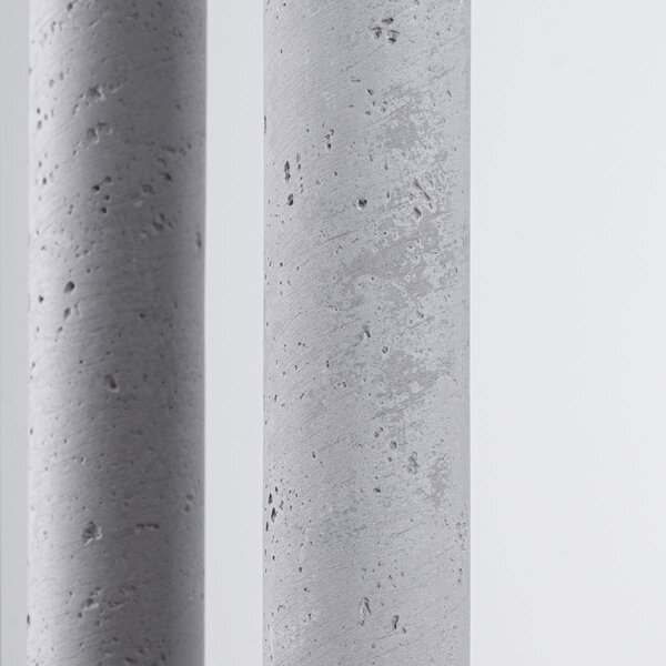 Závěsné svítidlo Pastelo, 5x betonové stínítko