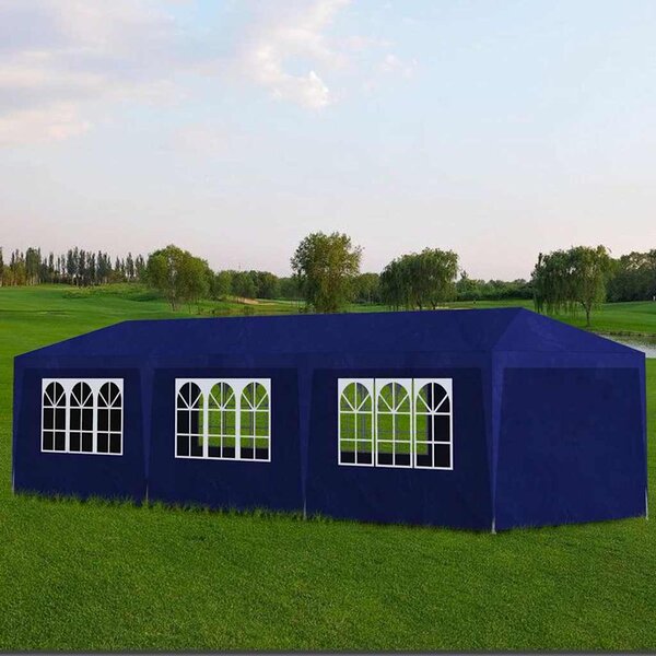 Party stan 3 x 9 m modrý