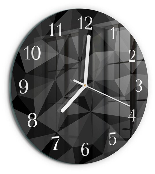Skleněné hodiny na stěnu 3D vzor zsob-fi30-00060284