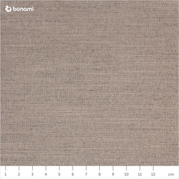 Béžová čalouněná dvoulůžková postel s úložným prostorem s roštem 140x200 cm Lotte – Meise Möbel