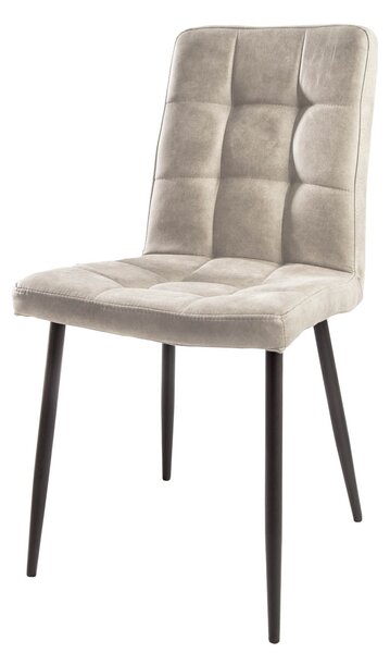 Designová židle Modern světle šedá