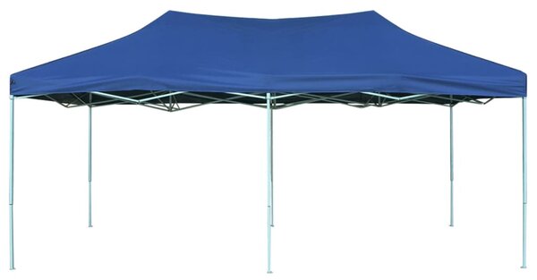 Rozkládací stan nůžkový 3 x 6 m modrý
