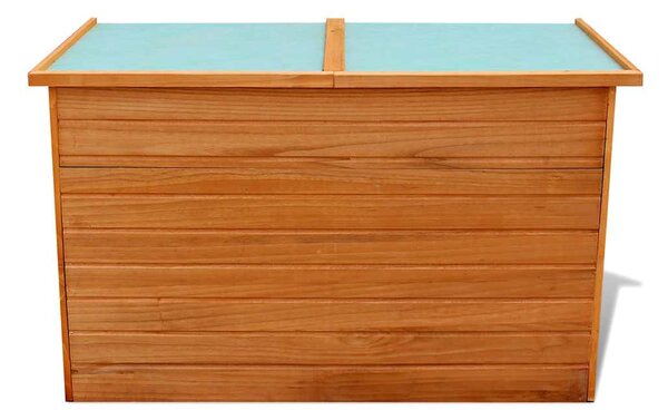 Zahradní úložný box 126 x 72 x 72 cm dřevěný