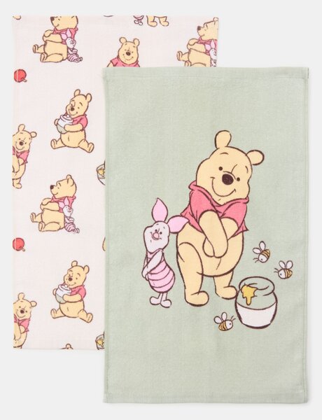 Sinsay - Sada ručníků na ruce Winnie the Pooh - vícebarevná