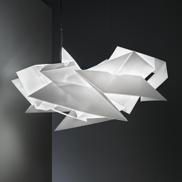 SLAMP CRDSM00WHT06T00000EU Cordoba, rozměrné závěsné svítidlo, 130W LED 2700K stmívatelné, délka 104cm