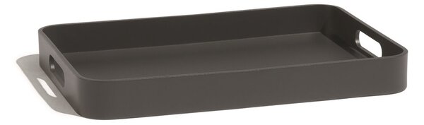 Diphano Hliníkový servírovací podnos střední Easy-Fit, Diphano, obdélníkový 36x25x4 cm, hliník barva šedočerná (lava)