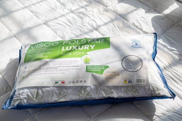 Anatomický polštář VISCO LUXURY ALOE VERA 45x75 cm - ZIP taška