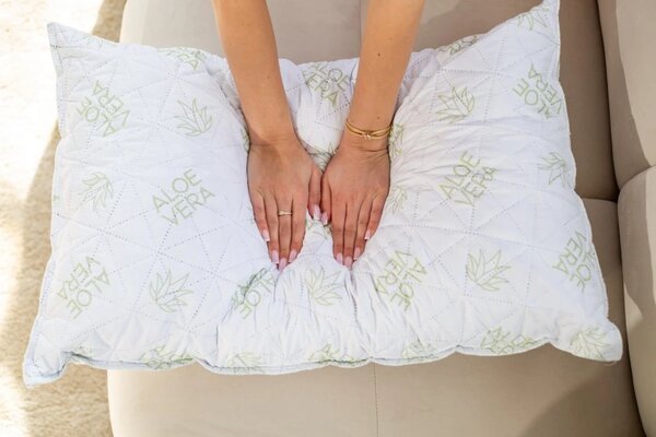 Anatomický polštář VISCO LUXURY ALOE VERA 45x75 cm - ZIP taška