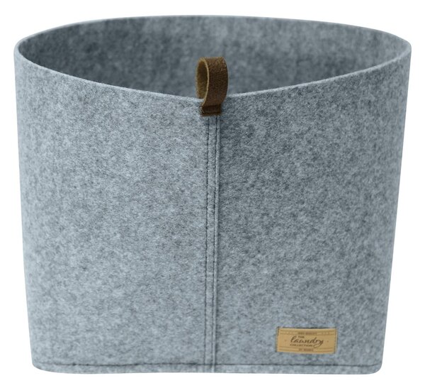 Šedý textilní organizér Wenko Felt, 30 x 18 cm