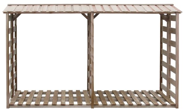 Kůlna na dříví 300 x 90 x 176 cm impregnovaná borovice