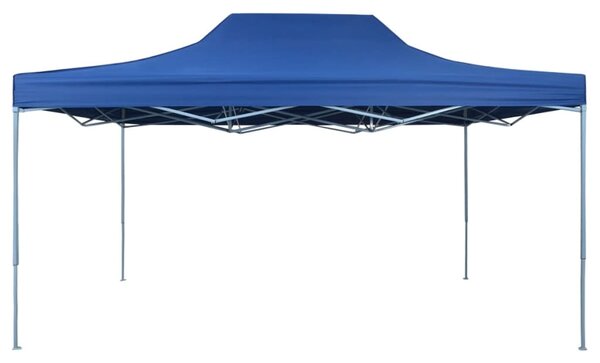 Rozkládací stan nůžkový 3 x 4,5 m modrý