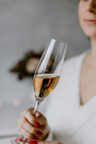 Sklenice na sekt Ženich