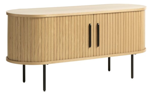 TV stolek v dekoru dubu v přírodní barvě 120x56 cm Nola – Unique Furniture