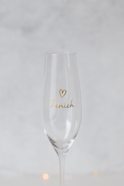 Sklenice na sekt Ženich