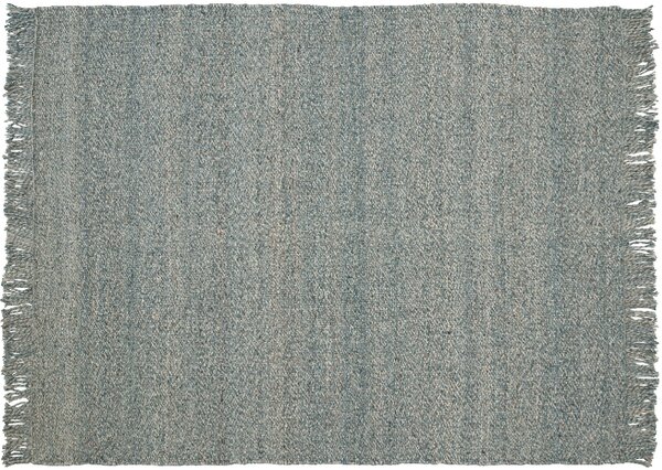 Linie Design Vlněný koberec Vesle Petrol, petrolejově šedý Barva: Petrol (petrolejově modrá), Rozměr: 140x200 cm