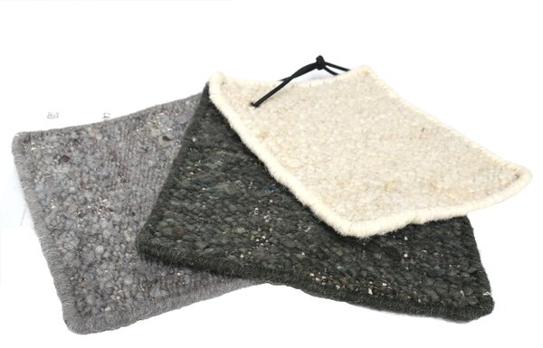 Linie Design Vlněný koberec Logmar Stone, šedý Rozměr: 140x200 cm