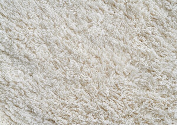 Linie Design Vlněný koberec Vantaa White, huňatý Barva: White (bílá), Rozměr: 140x200 cm